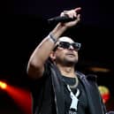 Sean Paul performing at iHeartRadio.