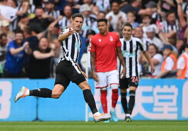 Newcastle United defender Fabian Schar. (Photo by Stu Forster/Getty Images)