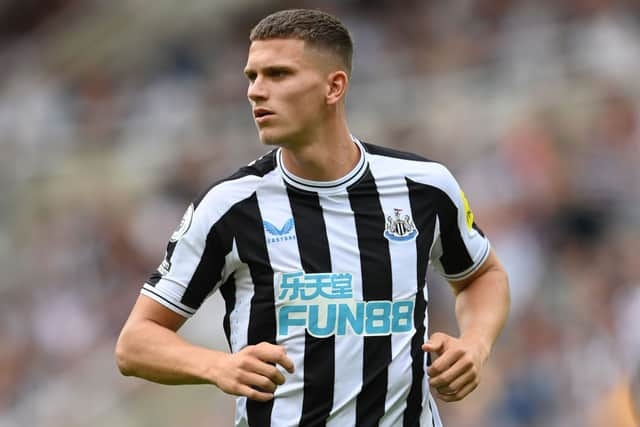 Newcastle United centre-back Sven Botman. (Photo by Stu Forster/Getty Images)