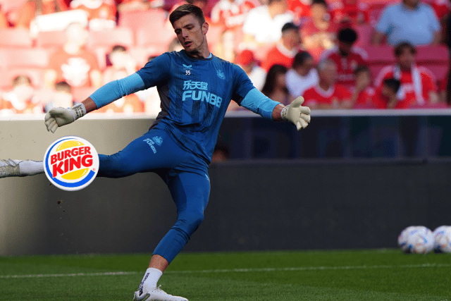 Nick Pope and Burger King had something special going on across Twitter (Image: Getty Images / Adobe Stock)