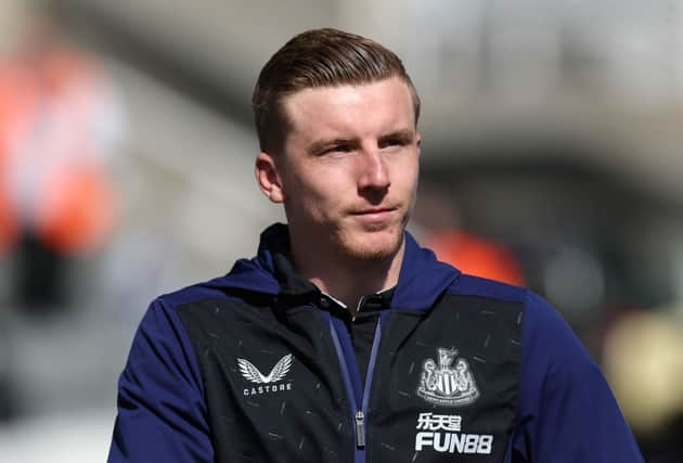 Newcastle United left-back Matt Targett isn’t in the squad to face Brighton.