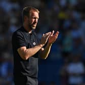 Brighton and Hove Albion manager Graham Potter. (Photo by GLYN KIRK/AFP via Getty Images)