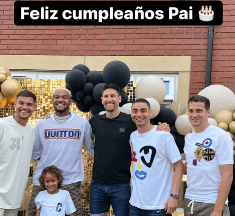 Newcastle players celebrate Joelinton’s birthday (Image: @fredericofernandez89 Instagram)