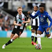 Chelsea star Callum Hudson-Odoi is linked with Newcastle United.  (Photo by Stu Forster/Getty Images)