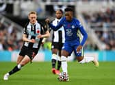 Chelsea star Callum Hudson-Odoi is linked with Newcastle United.  (Photo by Stu Forster/Getty Images)