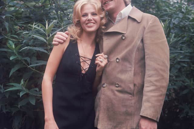 Michael Caine with his Get Carter co-star Britt Ekland
