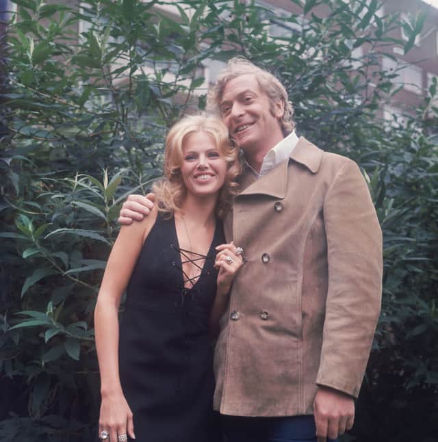 Michael Caine with his Get Carter co-star Britt Ekland