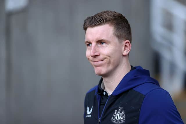 Newcastle United left-back Matt Targett. (Photo by Naomi Baker/Getty Images)