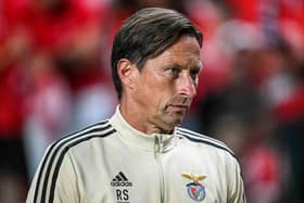 Benfica boss Roger Schmidt has addressed Goncalo Ramos’ future.  (Photo by PATRICIA DE MELO MOREIRA/AFP via Getty Images)