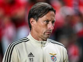 Benfica boss Roger Schmidt has addressed Goncalo Ramos’ future.  (Photo by PATRICIA DE MELO MOREIRA/AFP via Getty Images)