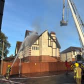 Firefighters attended the fire at Hollywood Avenue in Gosforth