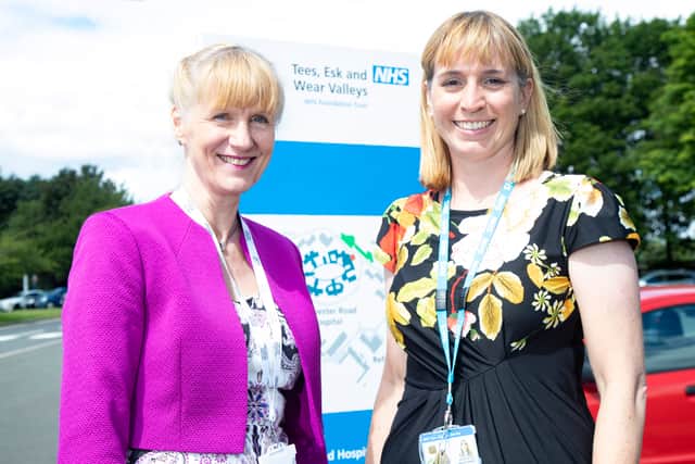 Mental Health Concern Head of Crisis and Housing Services, Julia Perry and Consultant Applied Psychologist with Tees, Esk and Wear Valleys NHS Foundation Trust, Rachel Smith.
