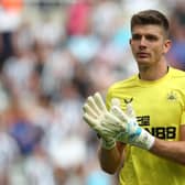 NEWCASTLE UPON TYNE, ENGLAND - AUGUST 06: Nick Pope of Newcastle United during the Premier League match between Newcastle United and Nottingham Forest at St. James Park on August 06, 2022 in Newcastle upon Tyne, England. (Photo by Jan Kruger/Getty Images)