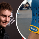 Sam Fender sported the Greggs and Primark collab (Image: Getty / Instagram @sam_fender)