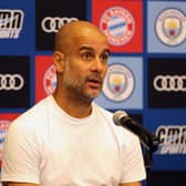 Manchester City manager Pep Guardiola. (Photo by Jamie Squire/Getty Images)
