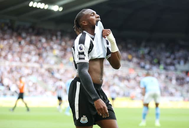 Newcastle United winger Allan Saint-Maximin. (Photo by Clive Brunskill/Getty Images)