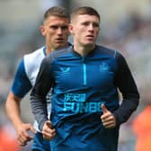 Newcastle United attacking midfielder Elliot Anderson. (Photo by LINDSEY PARNABY/AFP via Getty Images)