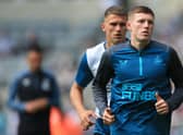 Newcastle United attacking midfielder Elliot Anderson. (Photo by LINDSEY PARNABY/AFP via Getty Images)