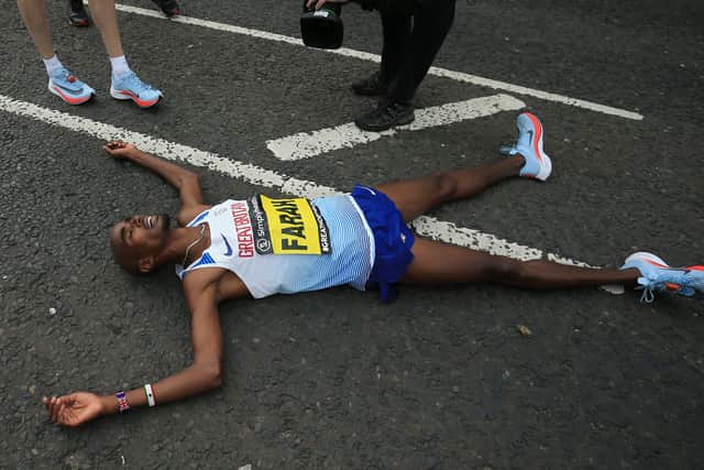 Even the best runners are exhausted by the end! (Image: Getty Images)