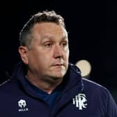 Tranmere Rovers manager Micky Mellon. (Photo by Lewis Storey/Getty Images)