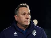 Tranmere Rovers manager Micky Mellon. (Photo by Lewis Storey/Getty Images)
