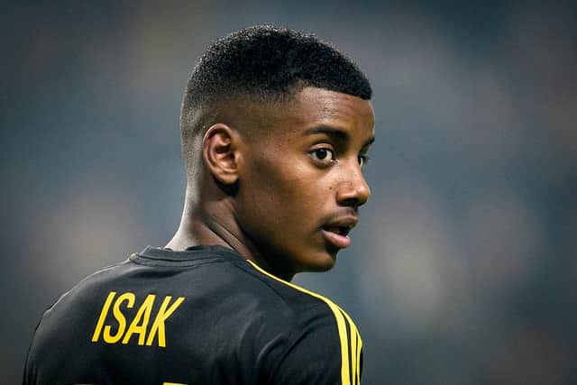 Alexander Isak during his time at AIK (Photo ANDERS WIKLUND/AFP via Getty Images)