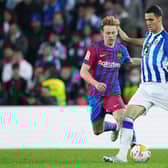 Former Newcastle United midfielder Mikel Merino is teammates with Alexander Isak and Real Sociedad.  (Photo by Juan Manuel Serrano Arce/Getty Images)