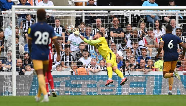 Newcastle United goalkeeper Martin Dubravka.