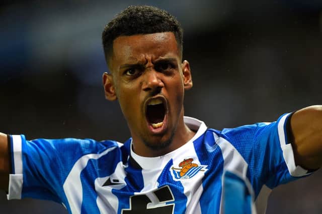 Newcastle United are close to signing Real Sociedad forward Alexander Isak.(Photo by ANDER GILLENEA/AFP via Getty Images)