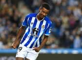 Newcastle United hope Alexander Isak can play against Wolves. (Photo by ANDER GILLENEA/AFP via Getty Images)