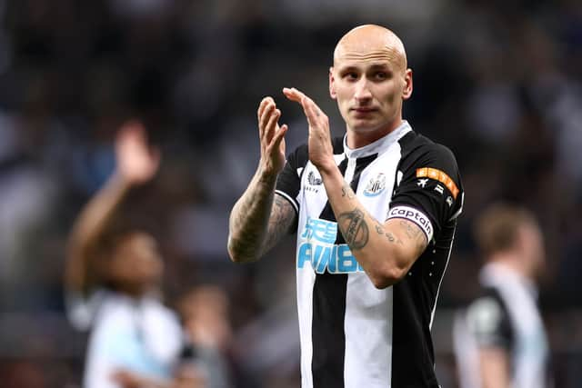 Newcastle United midfielder Jonjo Shelvey. (Photo by Naomi Baker/Getty Images)