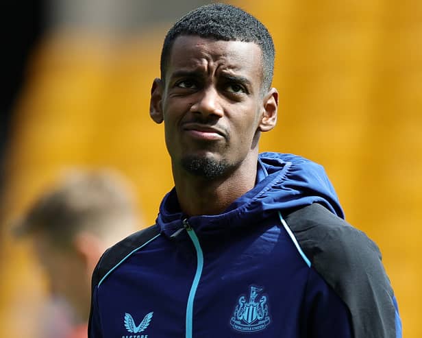 Alexander Isak has been handed the number 14 shirt at Newcastle United - and he follows in the footsteps of some interesting names (Photo by David Rogers/Getty Images)