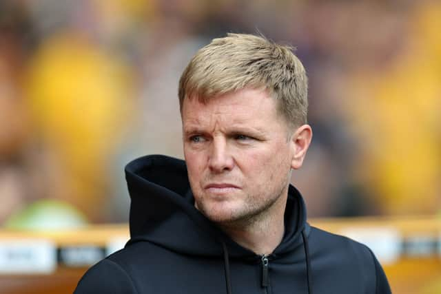 Newcastle United head coach Eddie Howe. (Photo by David Rogers/Getty Images)