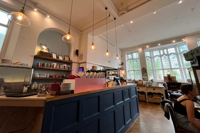 Cafe 1901 is filled with natural light