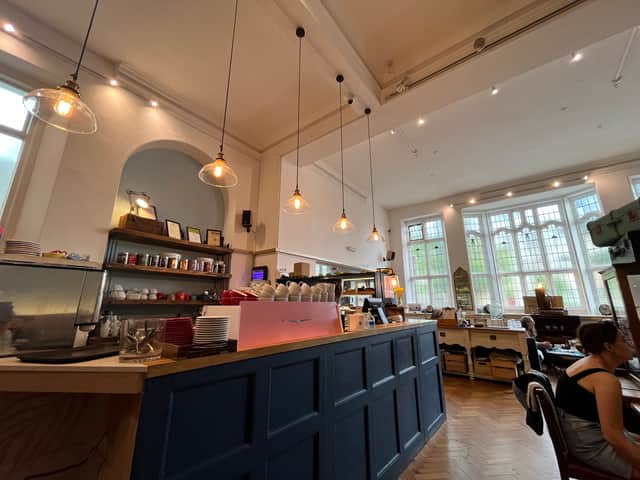 Cafe 1901 is filled with natural light