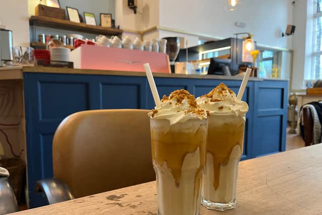 The Caramel Biscoff milkshake