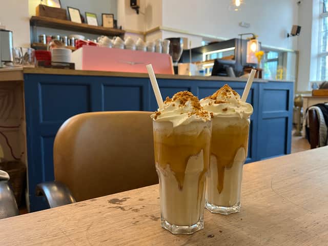 The Caramel Biscoff milkshake