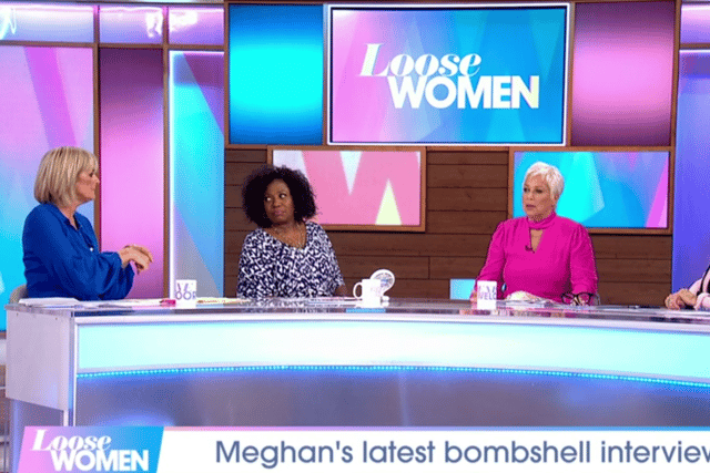 The Loose Women panel on Tuesday (Image: ITV)