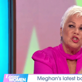 Denise Welch defended Meghan Markle on the panel (Image: ITV)