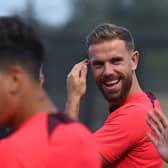 Liverpool captain Jordan Henderson makes Newcastle United predicition. (Photo by John Powell/Liverpool FC via Getty Images)