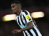 Newcastle United striker Alexander Isak scored on his debut against Liverpool. (Photo by PAUL ELLIS/AFP via Getty Images) 