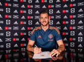 Martin Dubravka has joined Manchester United on a season-long loan deal. (Photo by Manchester United/Manchester United via Getty Images)