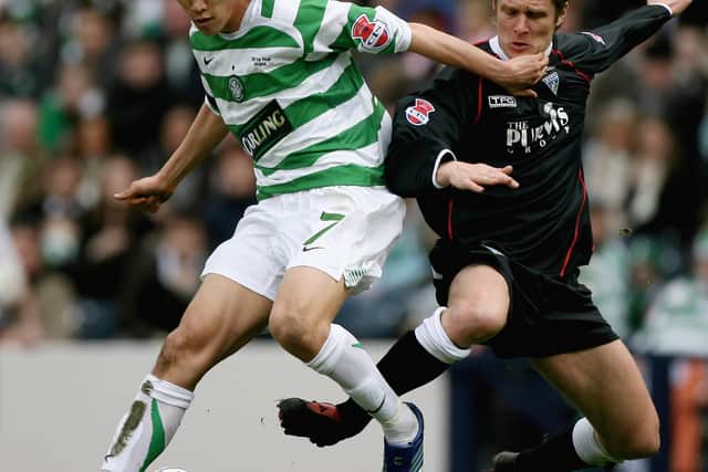 Lee Makel (right) playing for Dunfermline in 2006 (Image: Getty Images)