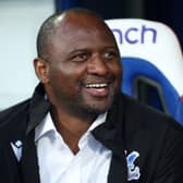 Crystal Palace boss Patrick Vieira. (Photo by Eddie Keogh/Getty Images)