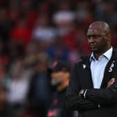 Crystal Palace boss  Patrick Vieira.  (Photo by PAUL ELLIS/AFP via Getty Images)