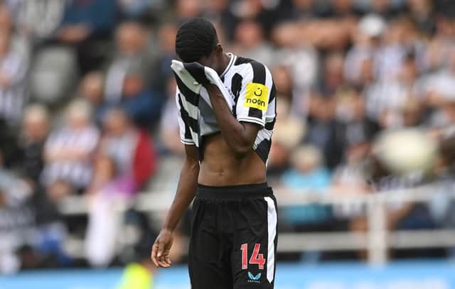 Newcastle United striker Alexander Isak. (Photo by Stu Forster/Getty Images)