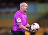 Referee Lee Mason was on VAR duties for Newcastle United’s home draw with Crystal Palace (Photo by Alex Pantling/Getty Images)