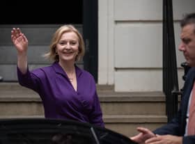 LONDON, ENGLAND - SEPTEMBER 05: New Conservative Party leader and incoming prime minister Liz Truss leaves Conservative Party Headquarters on September 5, 2022 in London, England. The Conservative Party have elected Liz Truss as their new leader replacing Prime Minister Boris Johnson, who resigned in July. (Photo by Carl Court/Getty Images)