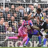 Joe Willock was pushed by Tyrick Mitchell in the match (Image: Getty Images)
