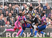 Joe Willock was pushed by Tyrick Mitchell in the match (Image: Getty Images)
